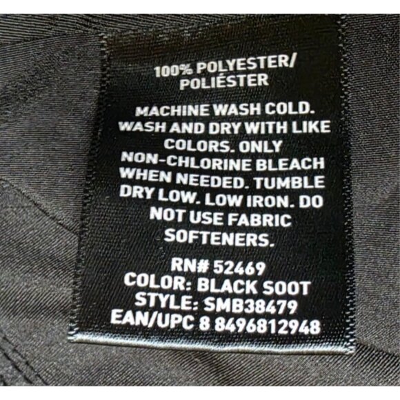 SwissTech mens 30x32 Black Hiking Straight Leg outdoor 6 Pockets Polyester Pants - Picture 12 of 12